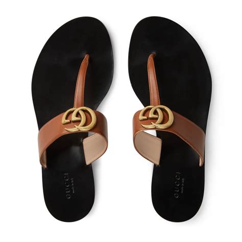 gucci web & leather thong sandals|GUCCI® Official .